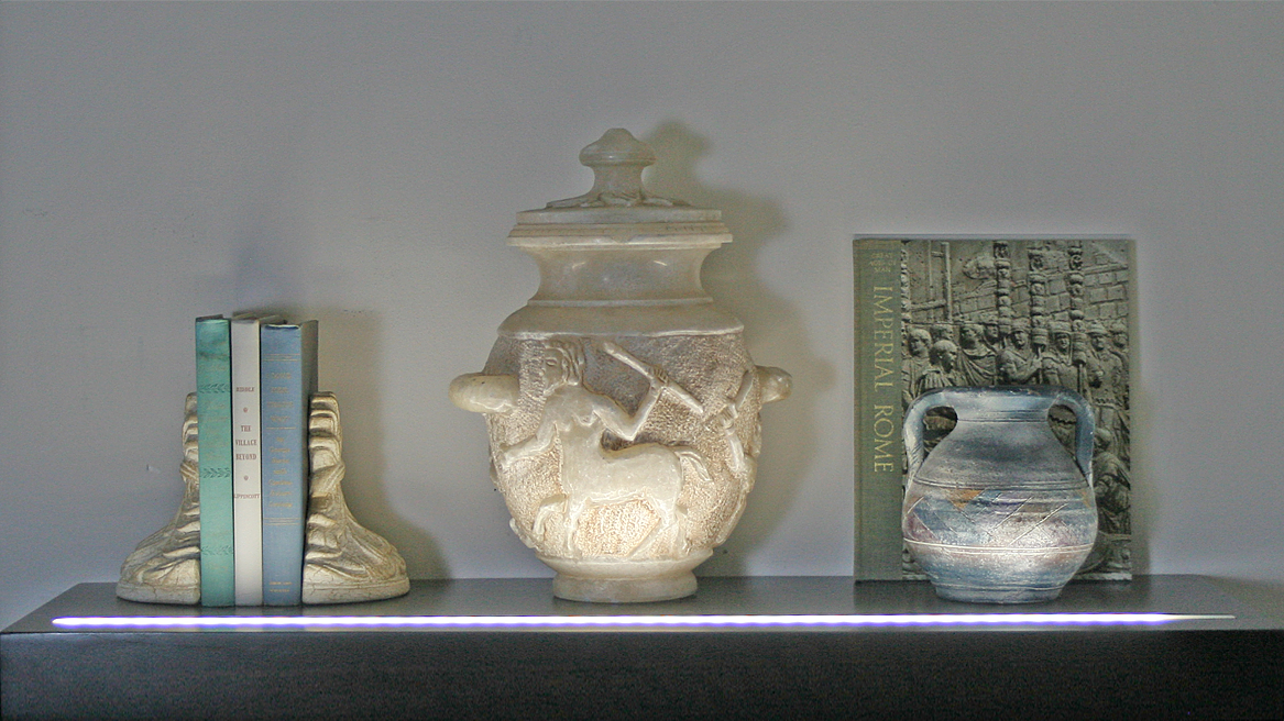 Floating Shelf with LED Lighting