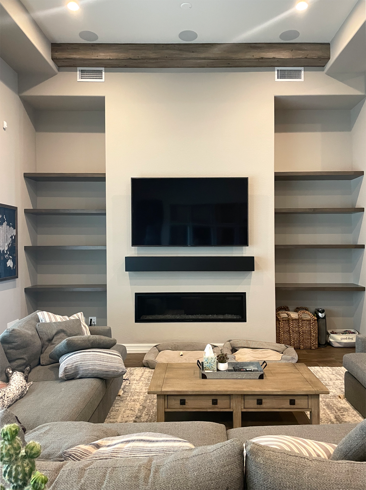 Alcove Custom Floating Shelves