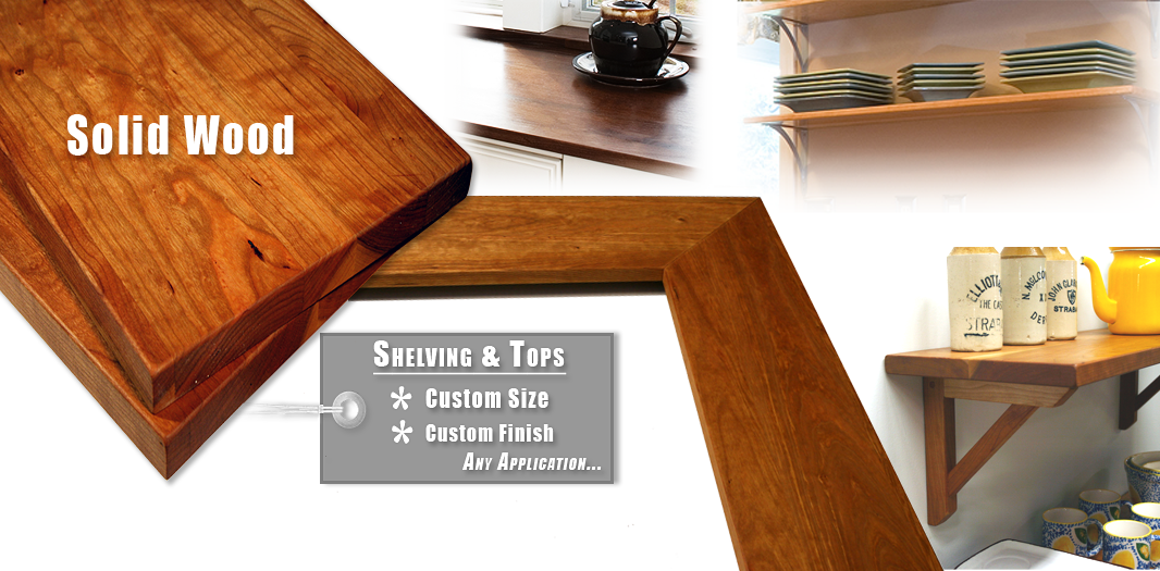 Custom Wood Shelving