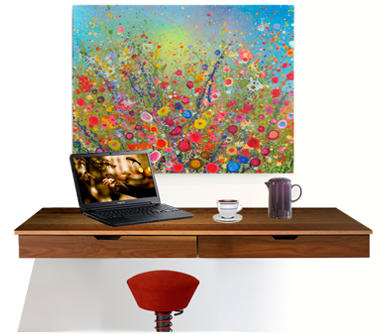 floating desk